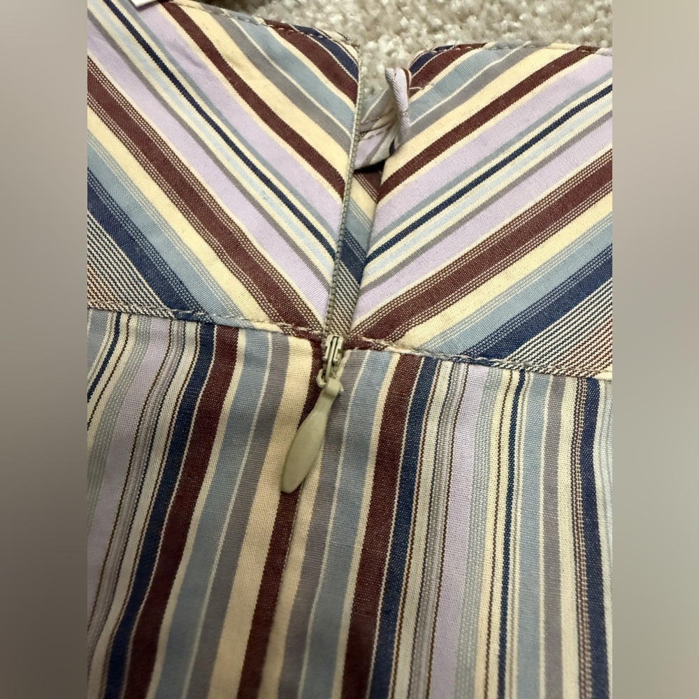 Vintage J. Jill - Cotton Striped Patchwork Skirt - size 4, NEW WITH TAGS - Picture 13 of 14